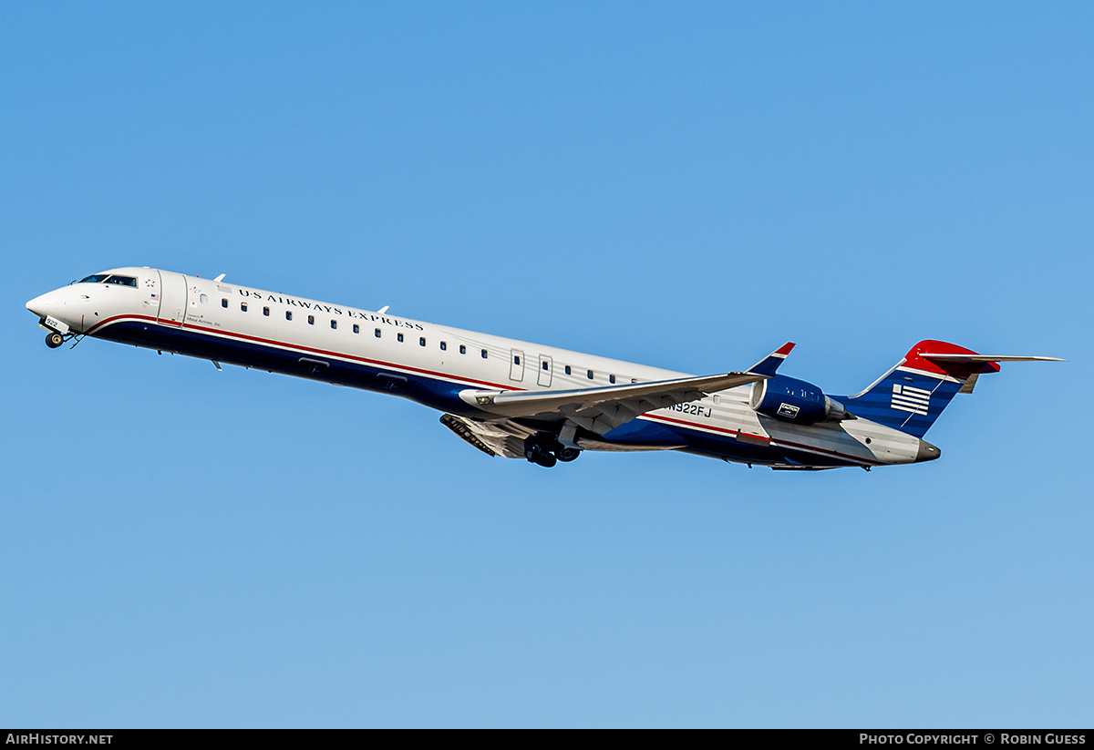 Aircraft Photo of N922FJ | Bombardier CRJ-900LR (CL-600-2D24) | US Airways Express | AirHistory.net #330100