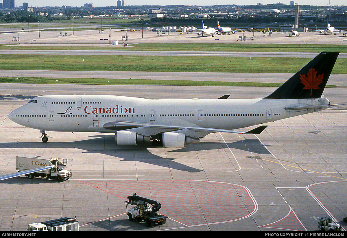 Aircraft Photo of C-FBCA | Boeing 747-475 | Canadian Airlines | AirHistory.net #330130