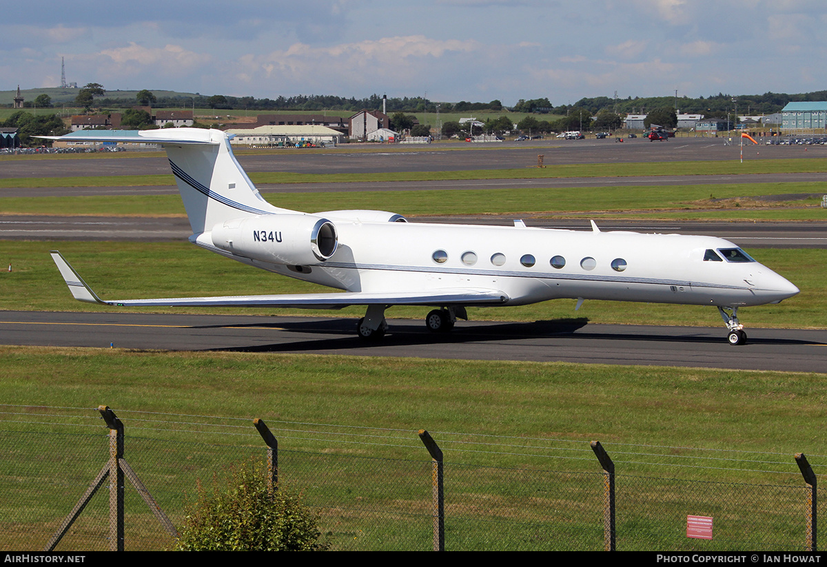 Aircraft Photo of N34U | Gulfstream Aerospace G-V-SP Gulfstream G550 | AirHistory.net #330134