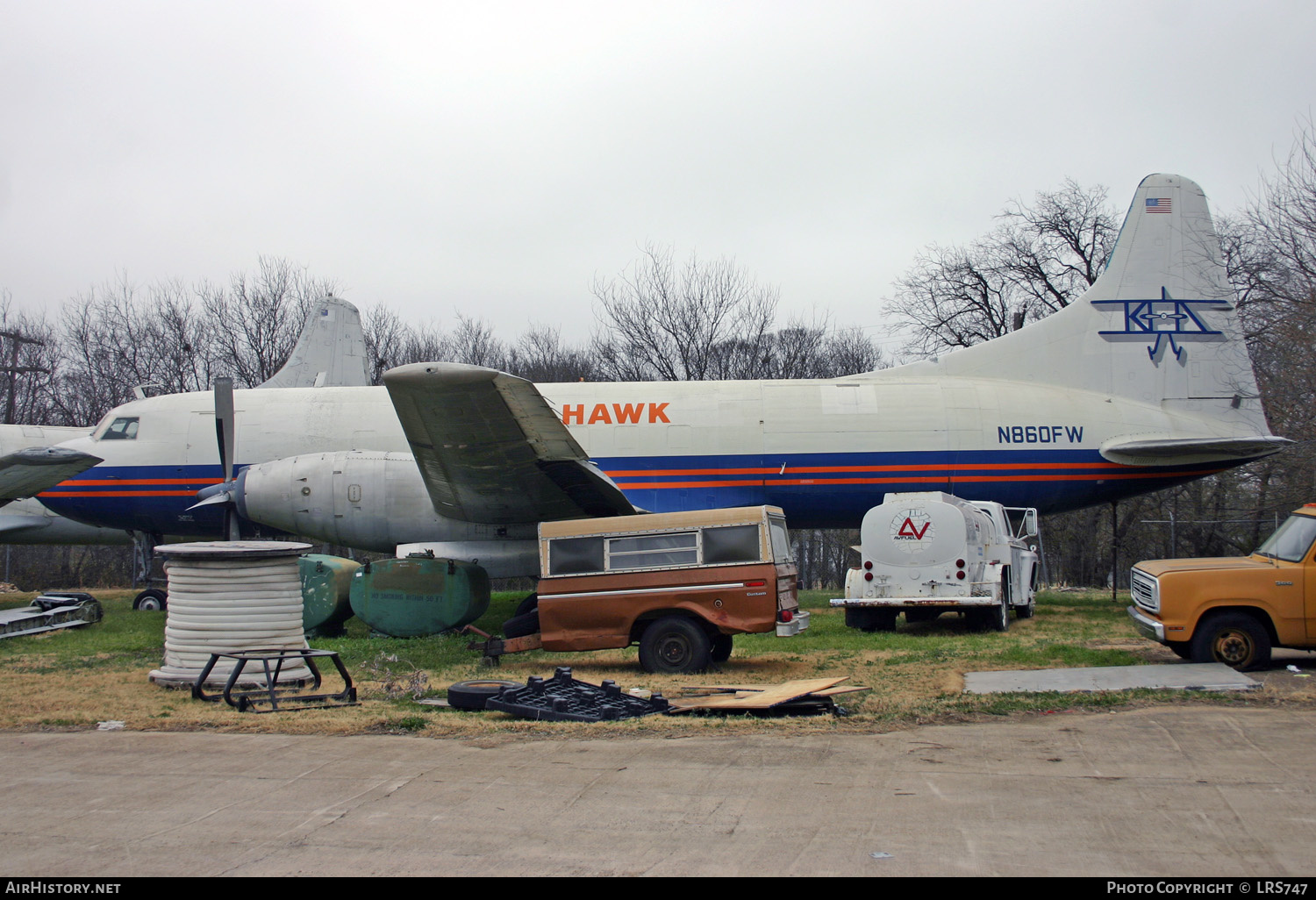 Aircraft Photo of N860FW | Convair 640/F | Kitty Hawk AirCargo - KHA | AirHistory.net #330147