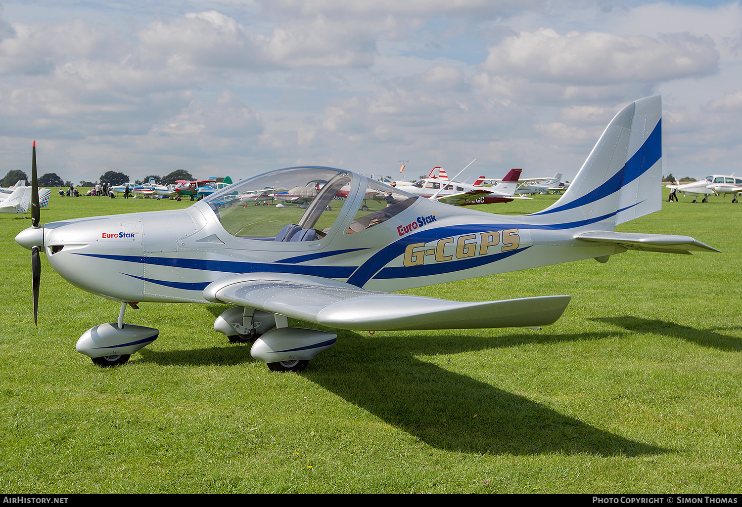 Aircraft Photo of G-CGPS | Evektor-Aerotechnik EV-97 EuroStar SL | AirHistory.net #330176