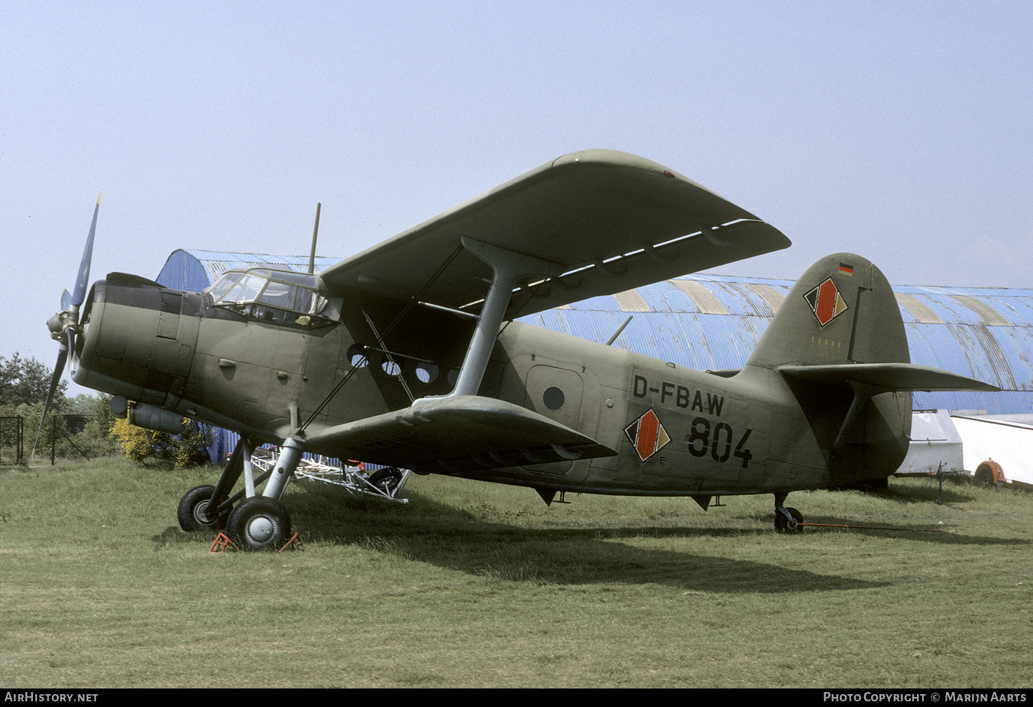 Aircraft Photo of D-FBAW / 804 | Antonov An-2T | East Germany - Air Force | AirHistory.net #330186