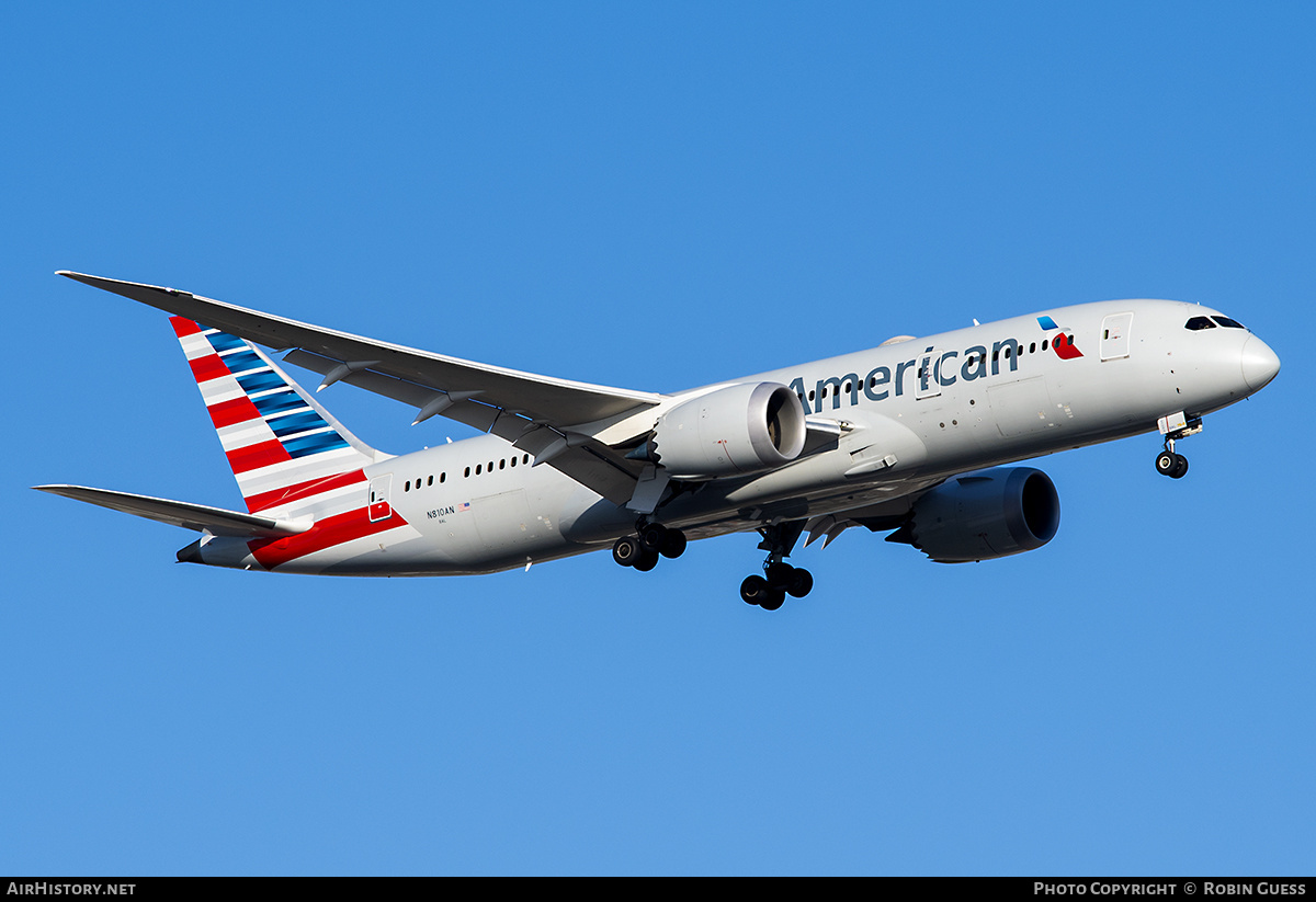 Aircraft Photo of N810AN | Boeing 787-8 Dreamliner | American Airlines | AirHistory.net #330223