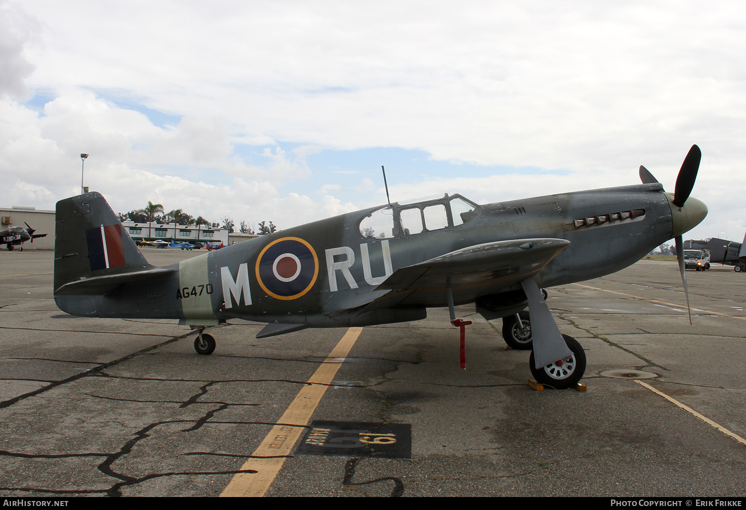 Aircraft Photo of N4235Y / NX4235Y / AG470 | North American P-51A Mustang | UK - Air Force | AirHistory.net #330234