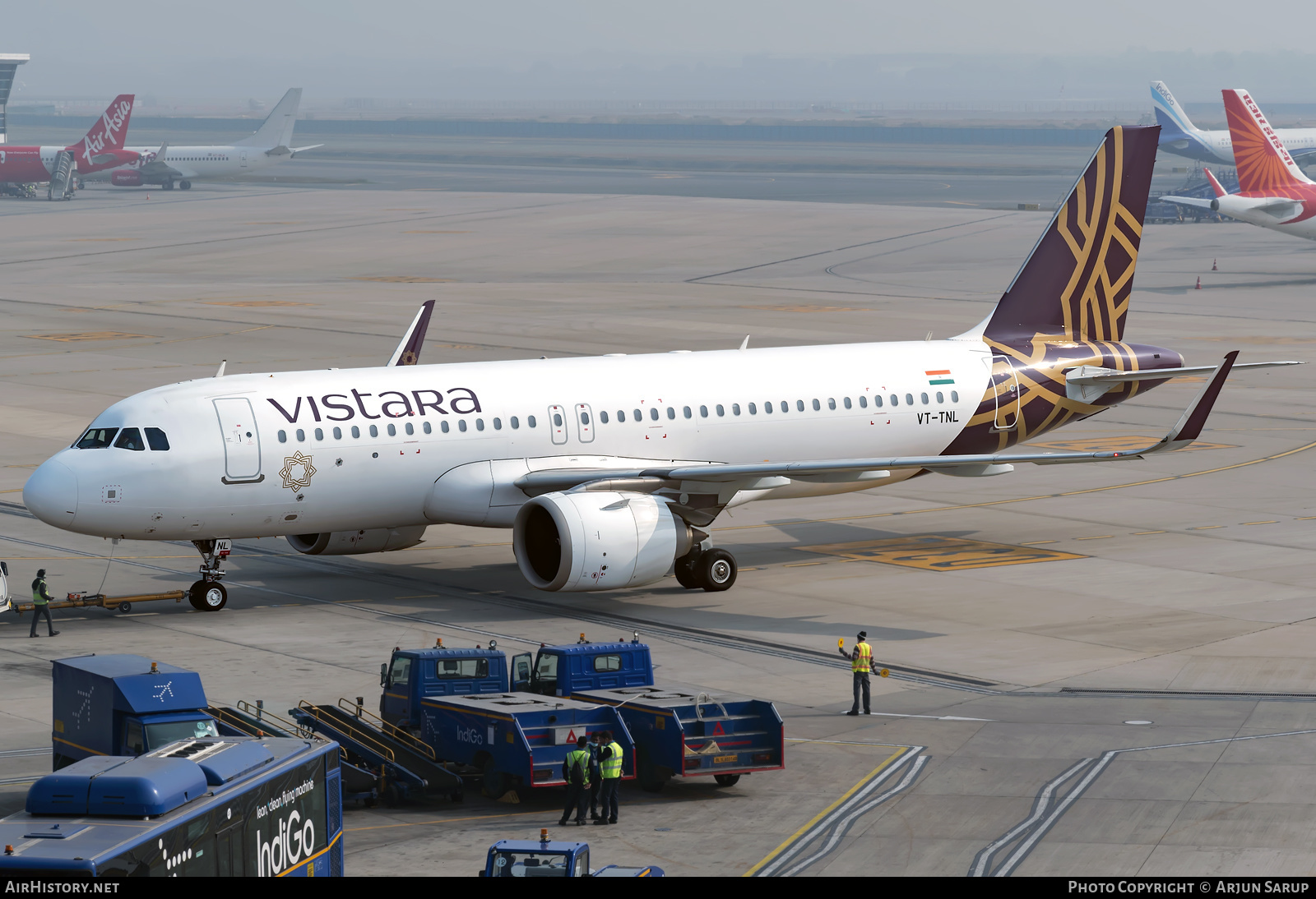 Aircraft Photo of VT-TNL | Airbus A320-251N | Vistara | AirHistory.net #330239