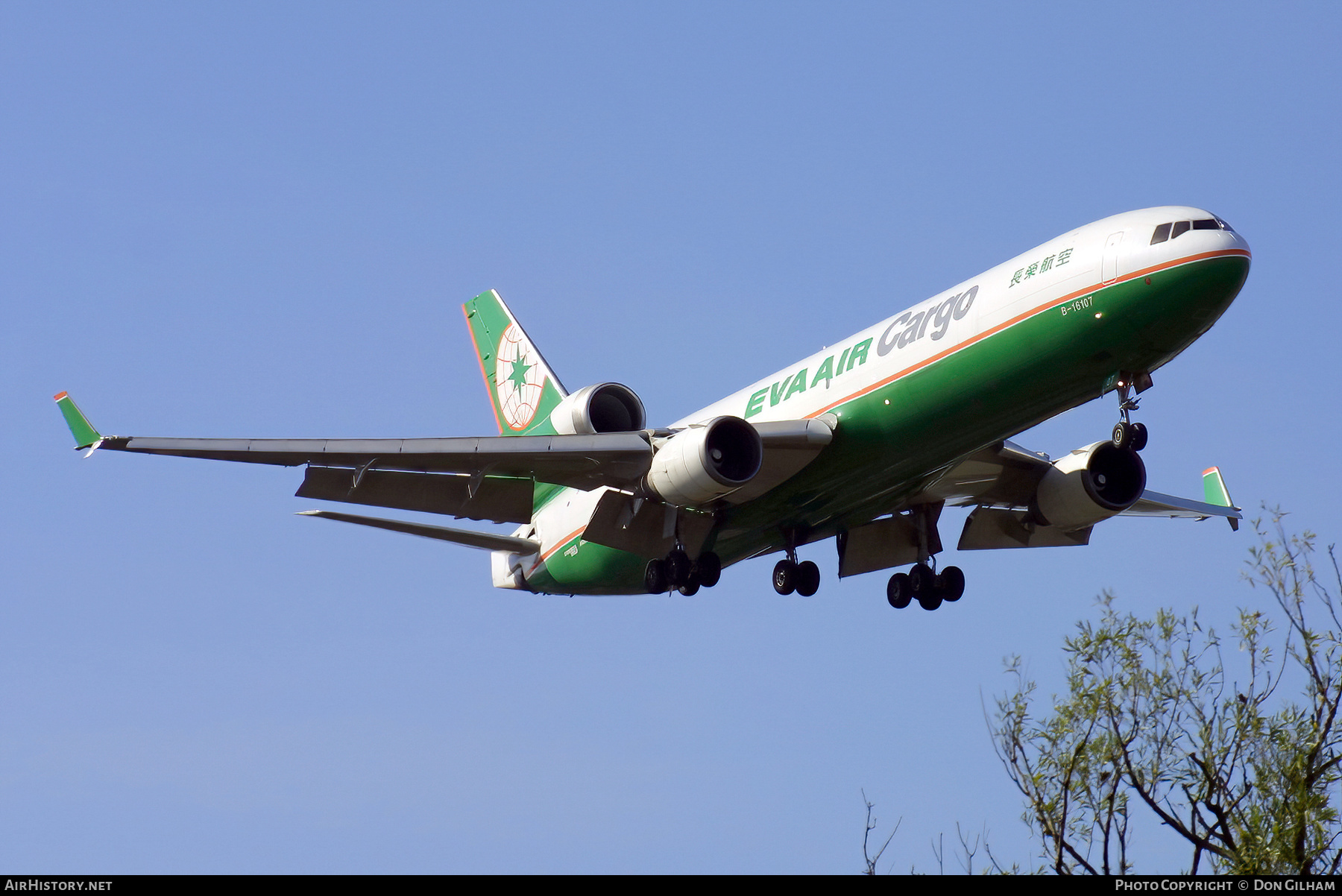 Aircraft Photo of B-16107 | McDonnell Douglas MD-11/F | EVA Air Cargo | AirHistory.net #330244