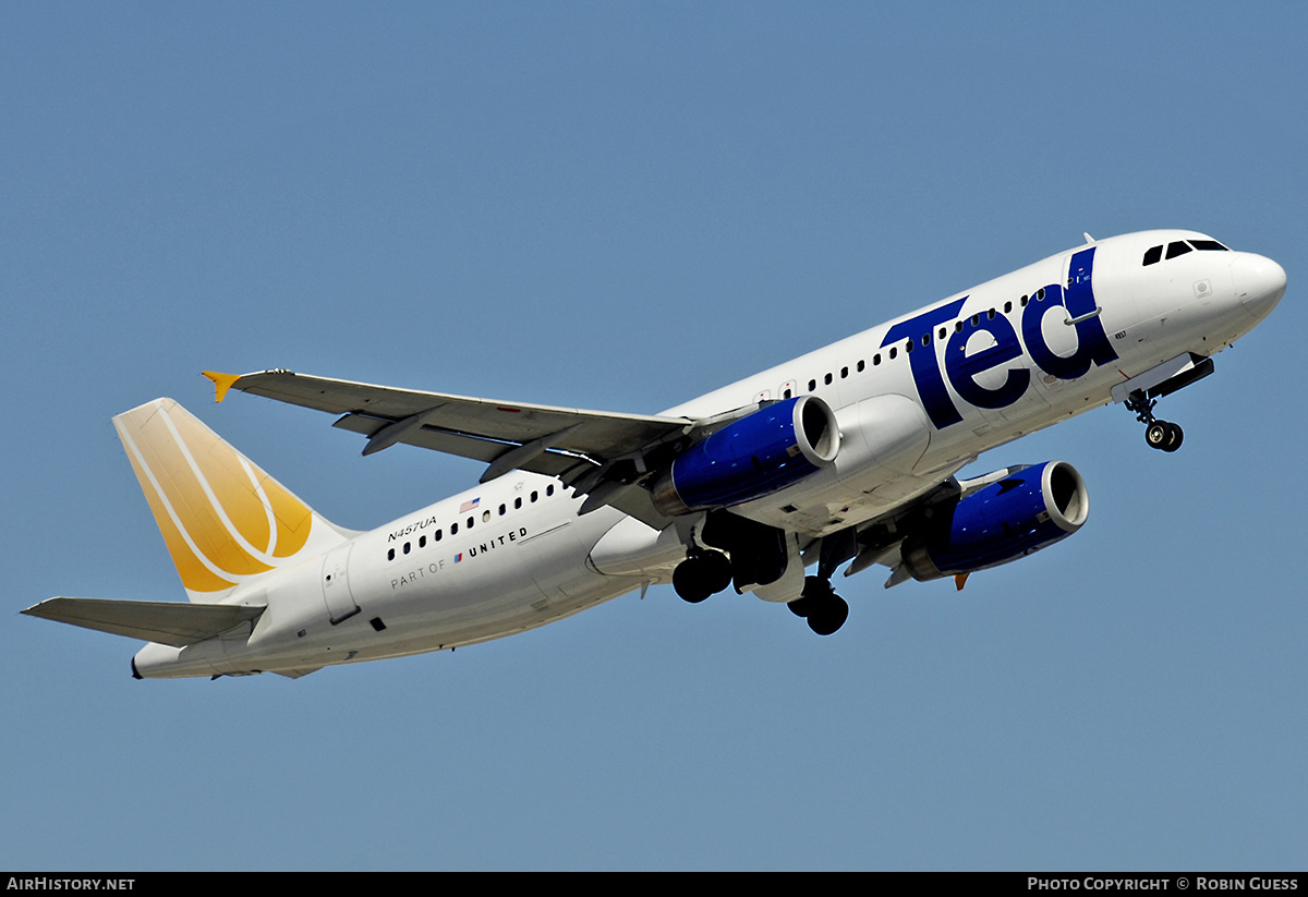 Aircraft Photo of N457UA | Airbus A320-232 | Ted | AirHistory.net #330251