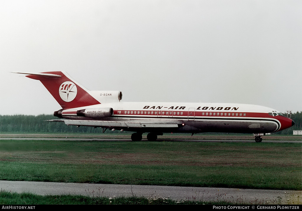 Aircraft Photo of G-BDAN | Boeing 727-46 | Dan-Air London | AirHistory.net #330266
