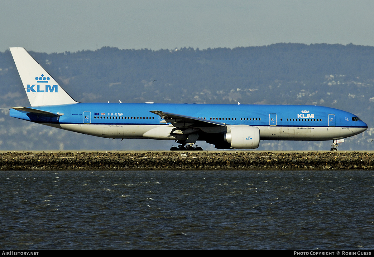 Aircraft Photo of PH-BQF | Boeing 777-206/ER | KLM - Royal Dutch Airlines | AirHistory.net #330282