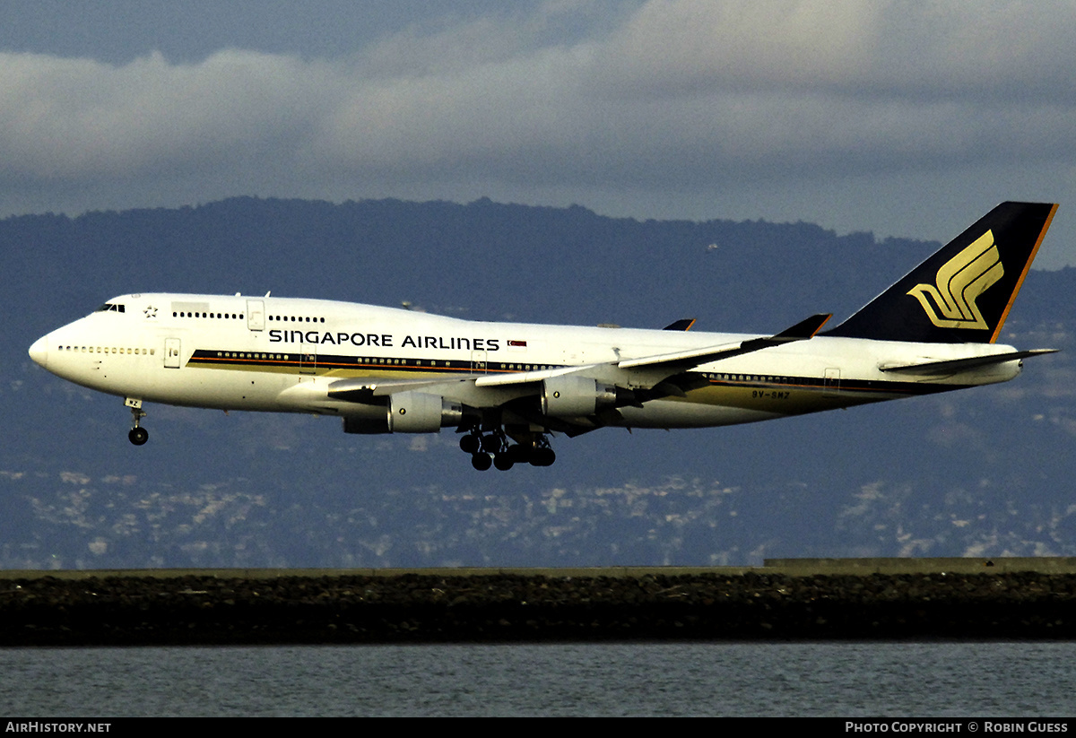 Aircraft Photo of 9V-SMZ | Boeing 747-412 | Singapore Airlines | AirHistory.net #330292
