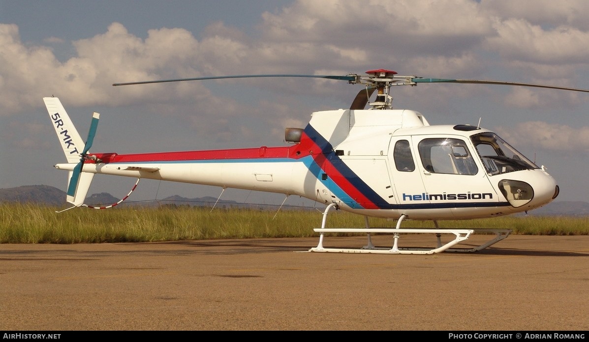 Aircraft Photo of 5R-MKT | Aerospatiale AS-350B Ecureuil | Helimission | AirHistory.net #330330