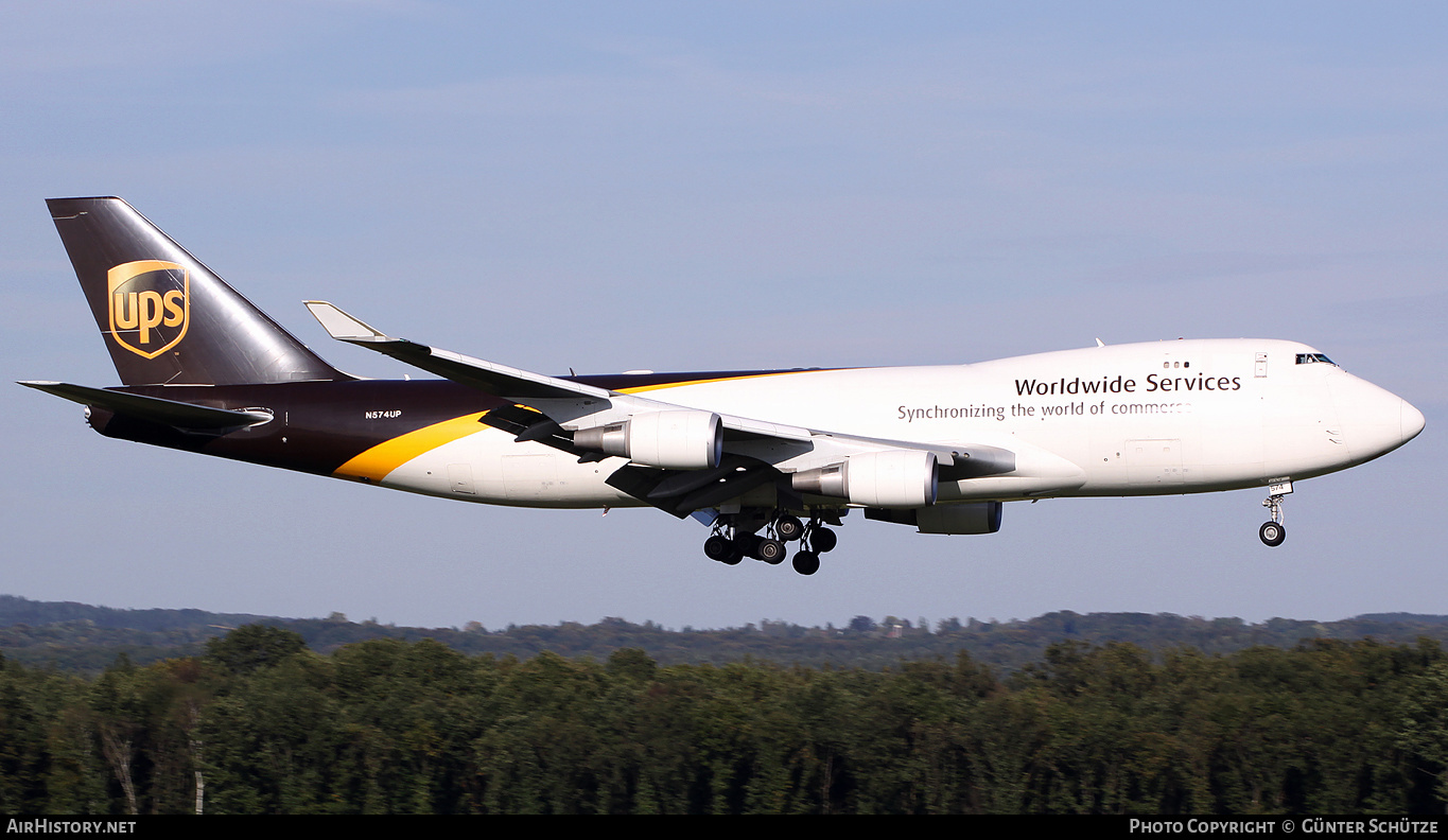 Aircraft Photo of N574UP | Boeing 747-44AF/SCD | United Parcel Service - UPS | AirHistory.net #330334