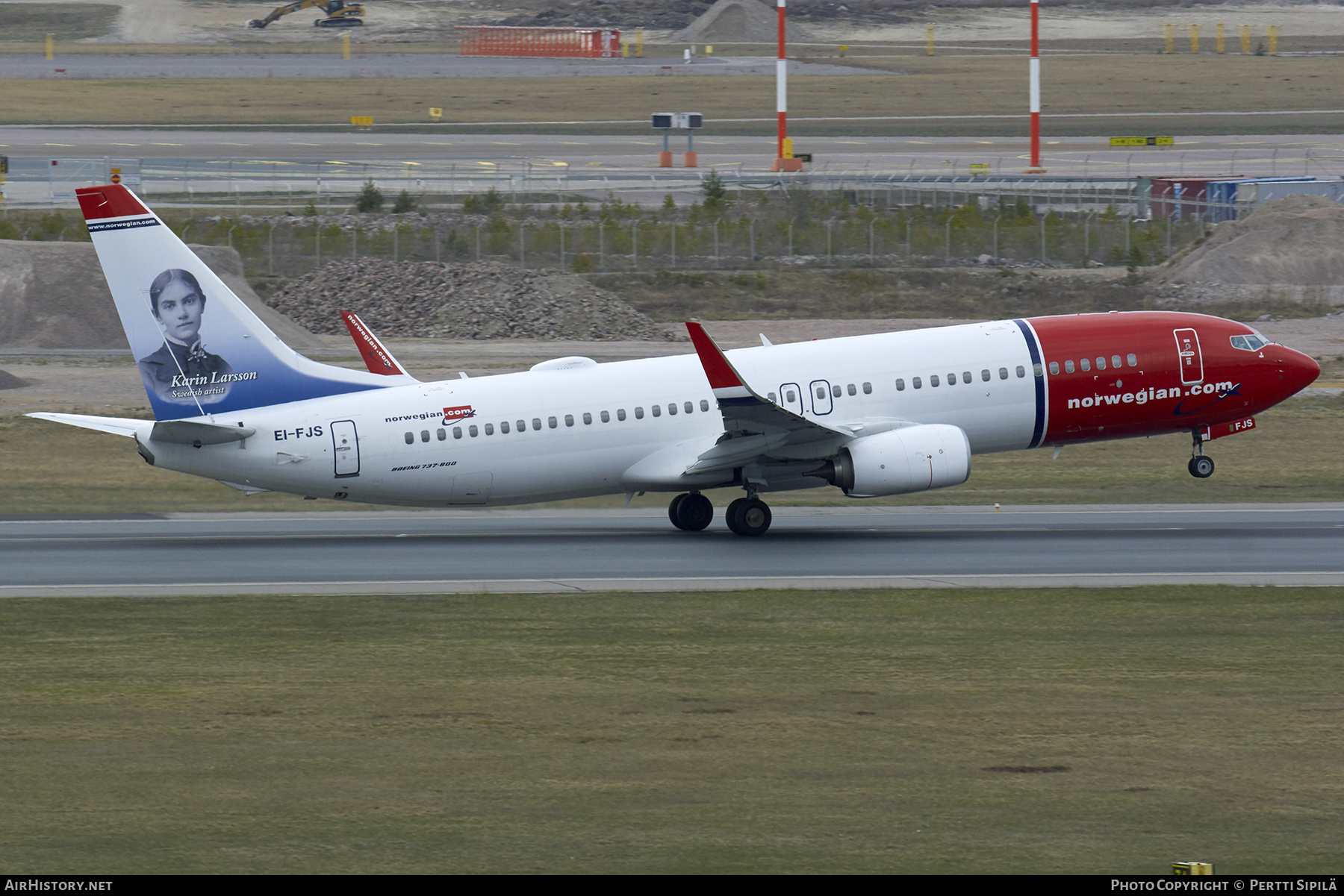 Aircraft Photo of EI-FJS | Boeing 737-8JP | Norwegian | AirHistory.net #330363