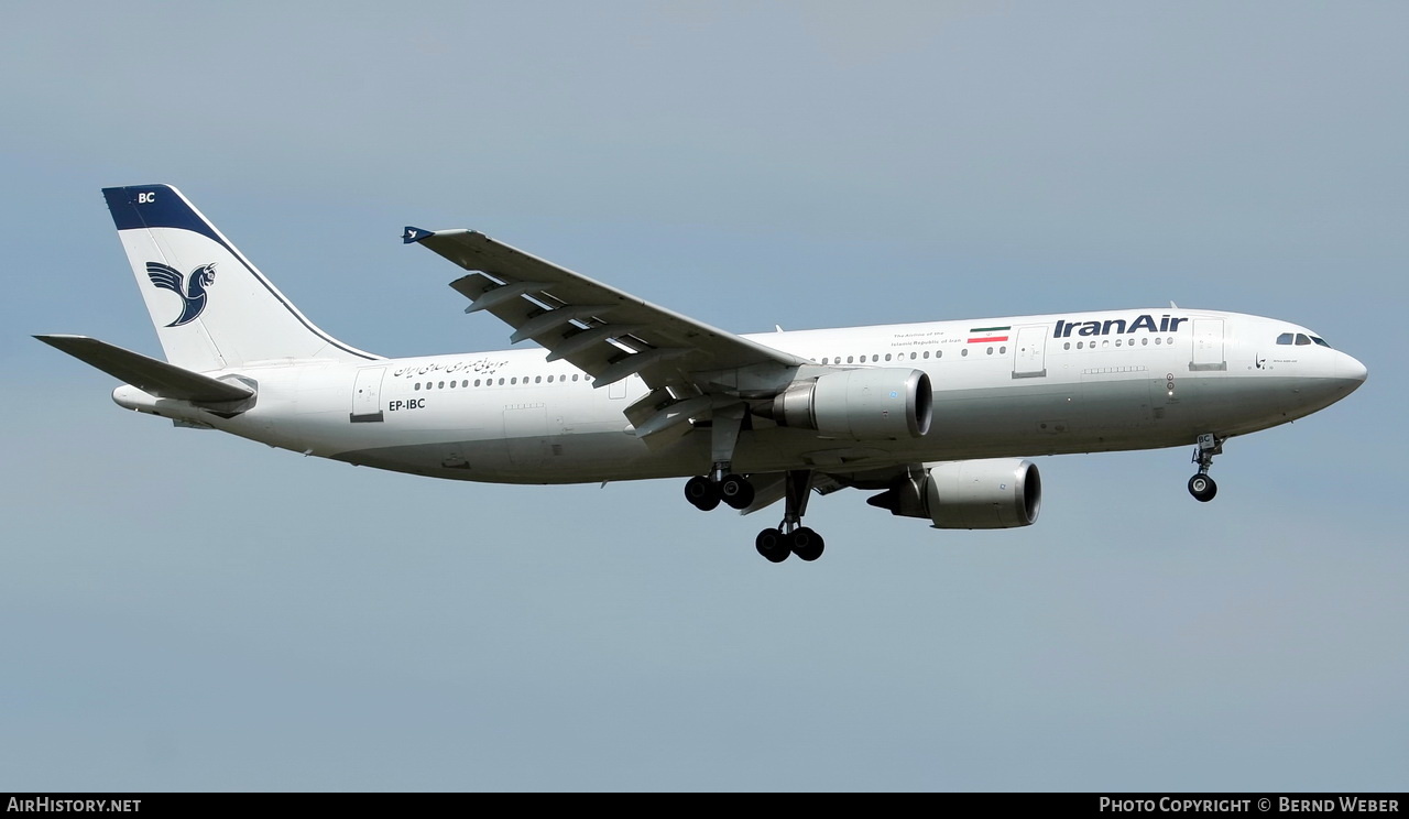 Aircraft Photo of EP-IBC | Airbus A300B4-605R | Iran Air | AirHistory.net #330365