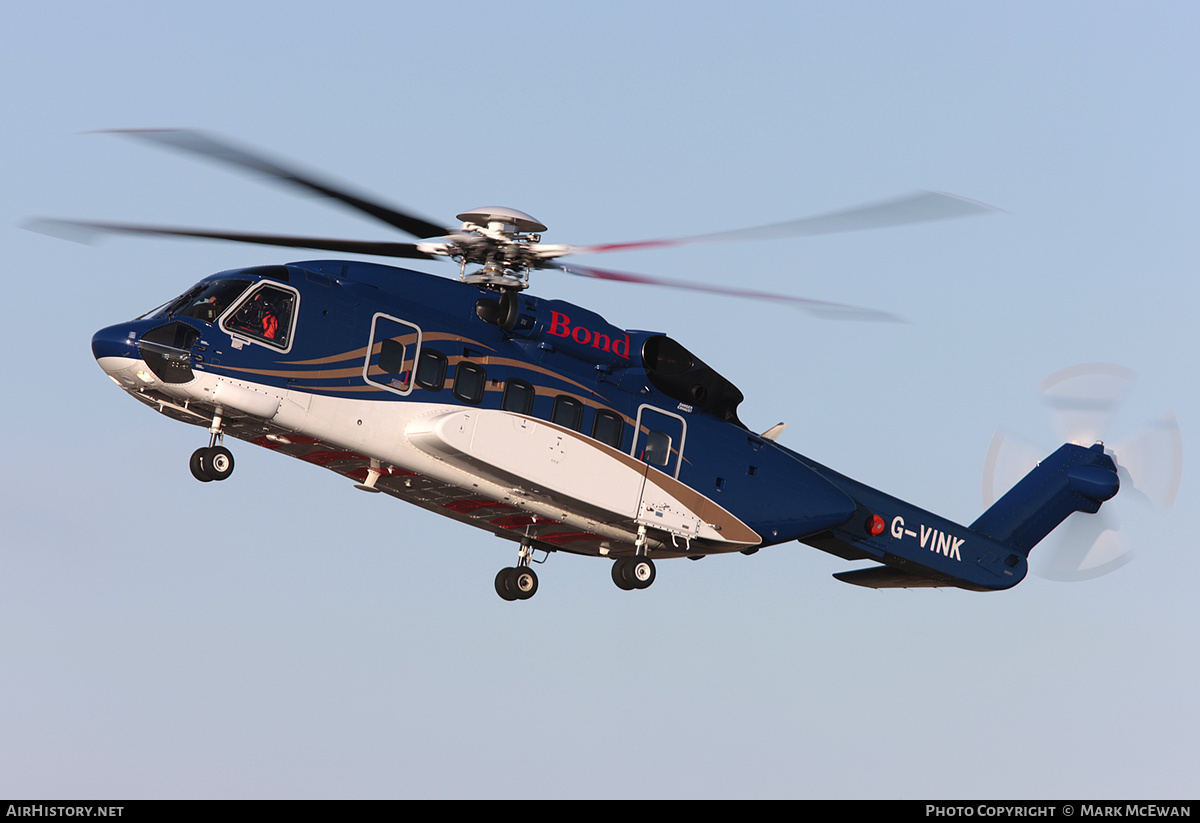 Aircraft Photo of G-VINK | Sikorsky S-92A | Bond Offshore Helicopters | AirHistory.net #330373