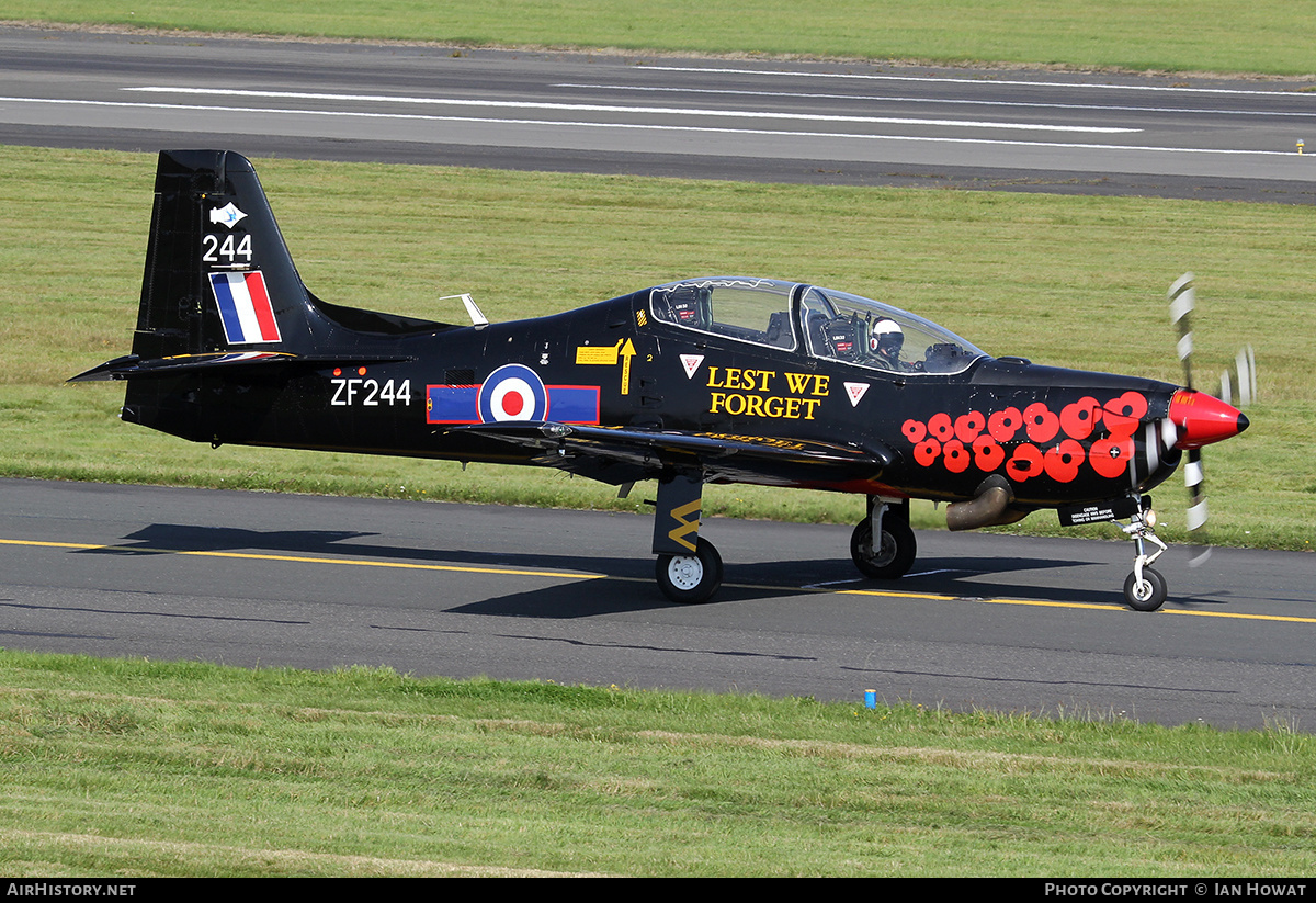 Aircraft Photo of ZF244 | Short S-312 Tucano T1 | UK - Air Force | AirHistory.net #330382