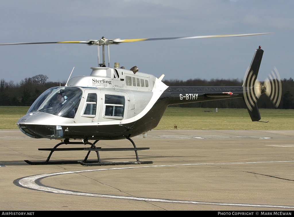 Aircraft Photo of G-BTHY | Bell 206B-3 JetRanger III | Sterling Helicopters | AirHistory.net #330425