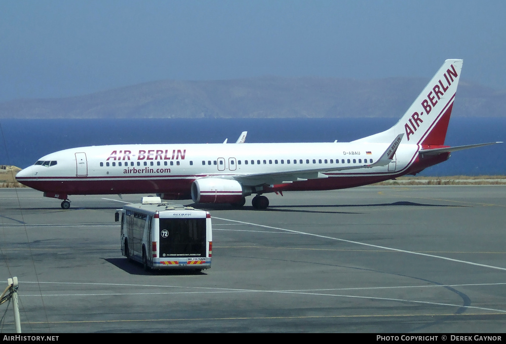 Aircraft Photo of D-ABAU | Boeing 737-86J | Air Berlin | AirHistory.net #330455