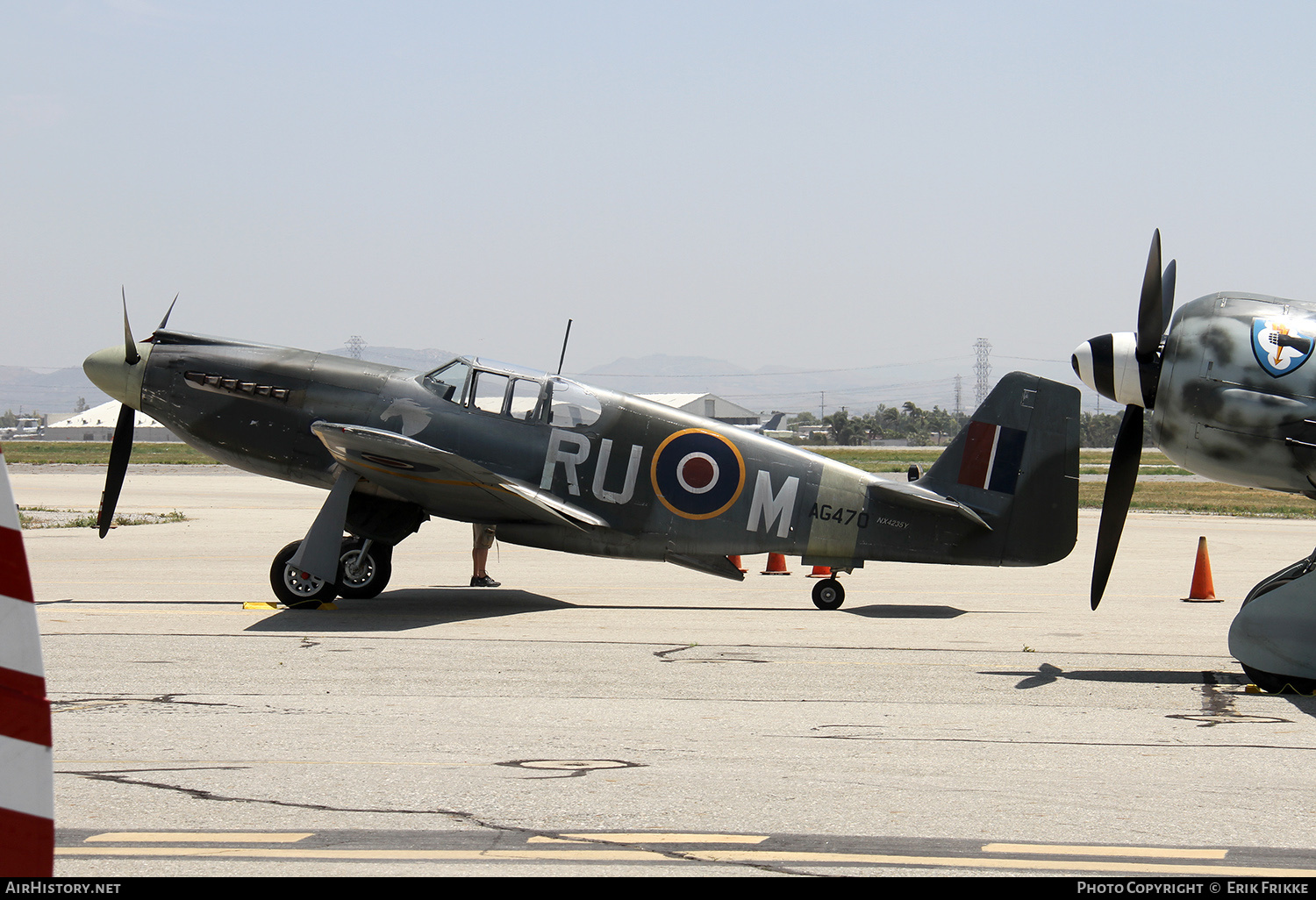 Aircraft Photo of N4235Y / NX4235Y / AG470 | North American P-51A Mustang | UK - Air Force | AirHistory.net #330463