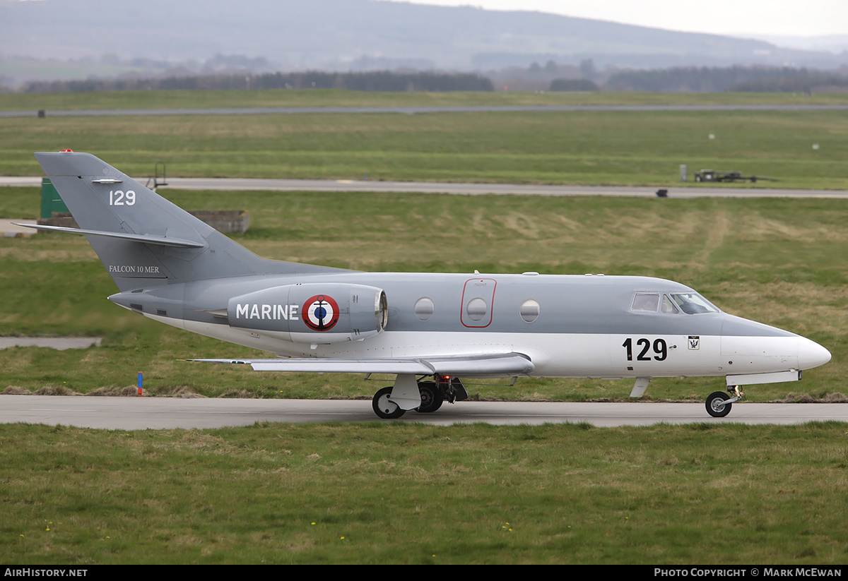Aircraft Photo of 129 | Dassault Falcon 10MER | France - Navy | AirHistory.net #330470