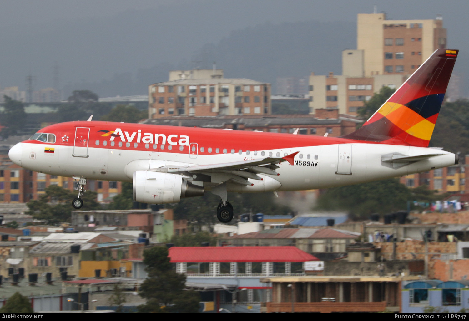 Aircraft Photo of N589AV | Airbus A318-111 | Avianca | AirHistory.net #330487