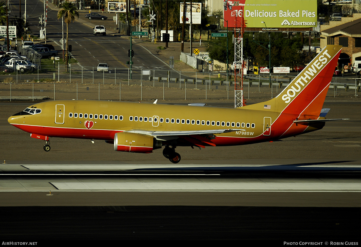 Aircraft Photo of N798SW | Boeing 737-7AD | Southwest Airlines | AirHistory.net #330506