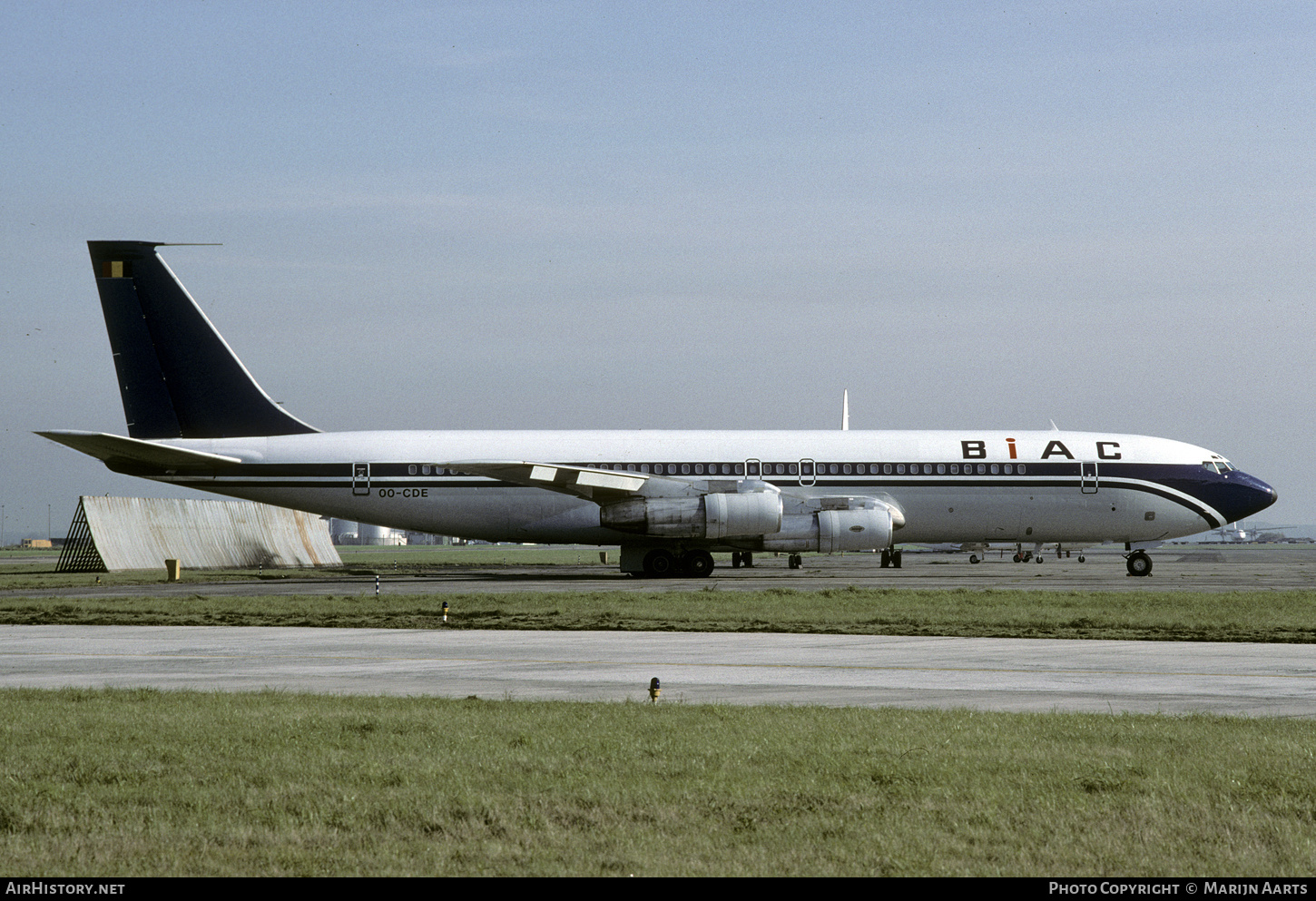 Aircraft Photo of OO-CDE | Boeing 707-365C | BIAC - Belgian International Air Carriers | AirHistory.net #330507
