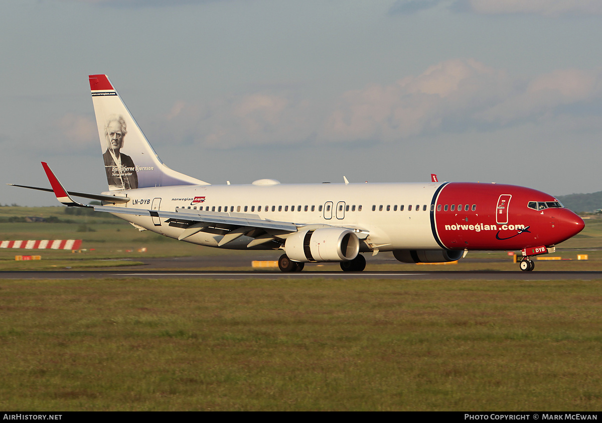 Aircraft Photo of LN-DYB | Boeing 737-8JP | Norwegian | AirHistory.net #330530