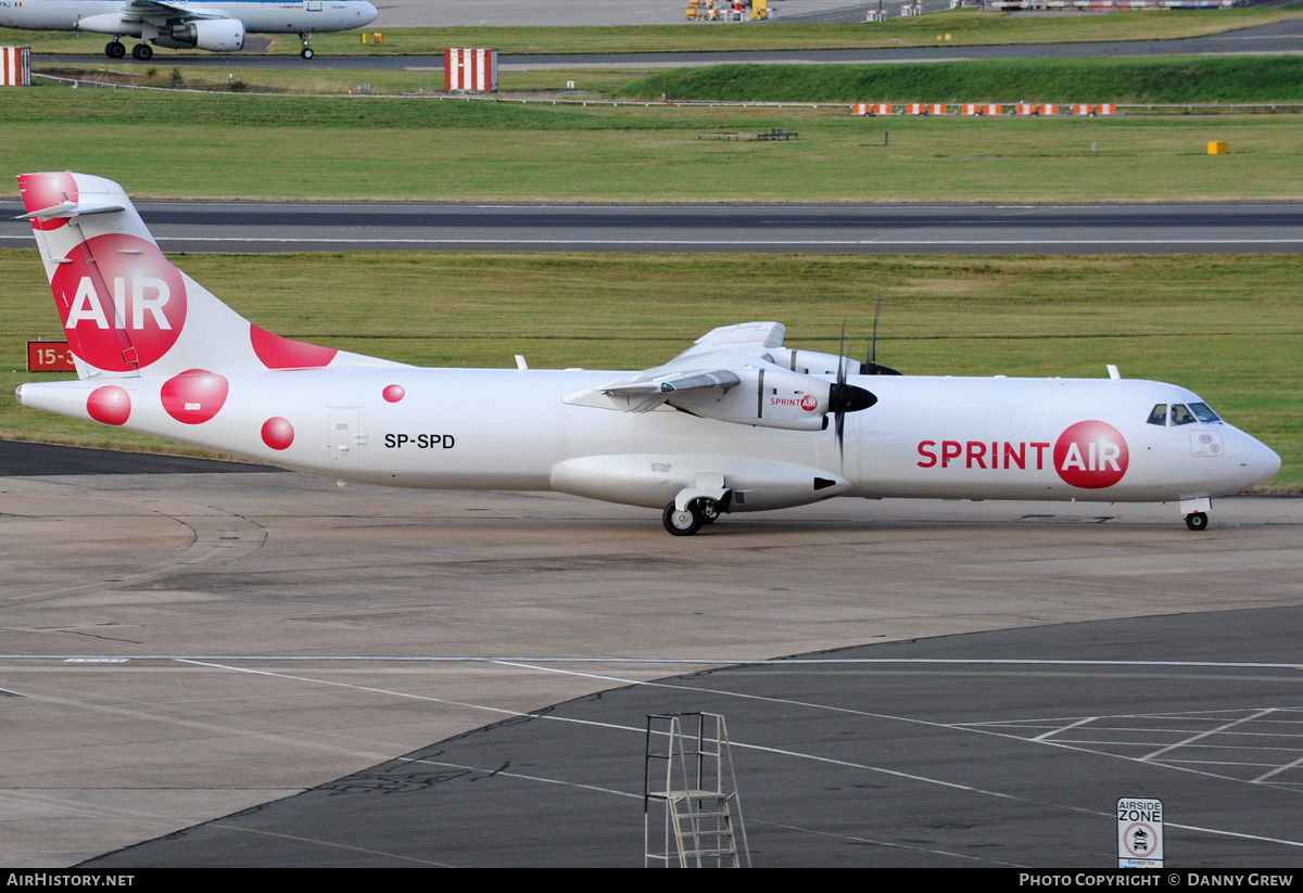 Aircraft Photo of SP-SPD | ATR ATR-72-212/F | Sprint Air | AirHistory.net #330535