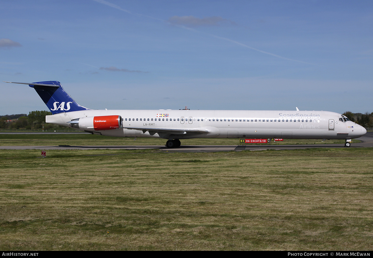 Aircraft Photo of LN-RMT | McDonnell Douglas MD-82 (DC-9-82) | Scandinavian Airlines - SAS | AirHistory.net #330584