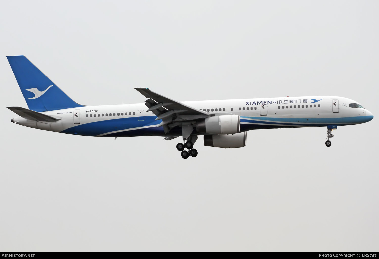 Aircraft Photo of B-2862 | Boeing 757-25C | Xiamen Airlines | AirHistory.net #330589