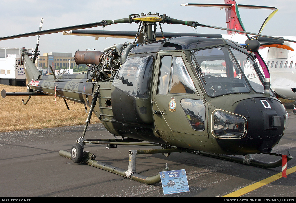 Aircraft Photo of XT626 | Westland Scout AH1 (P-531-2) | UK - Army | AirHistory.net #330598