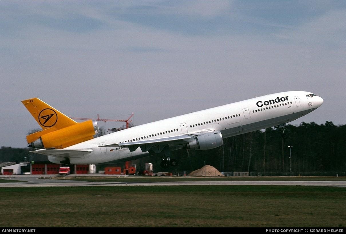 Aircraft Photo of D-ADPO | McDonnell Douglas DC-10-30 | Condor Flugdienst | AirHistory.net #330616