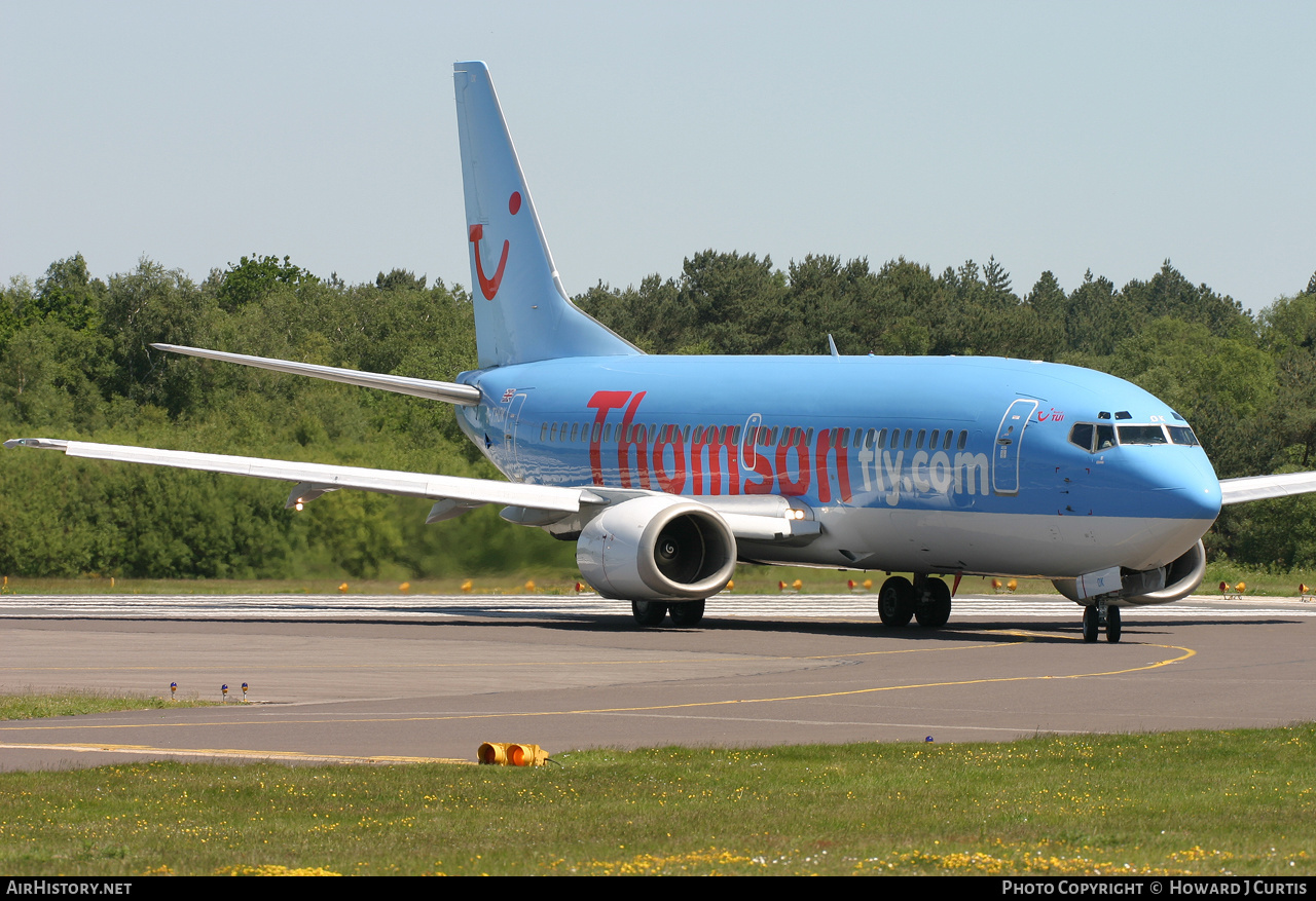 Aircraft Photo of G-THOK | Boeing 737-36Q | Thomsonfly | AirHistory.net #330628