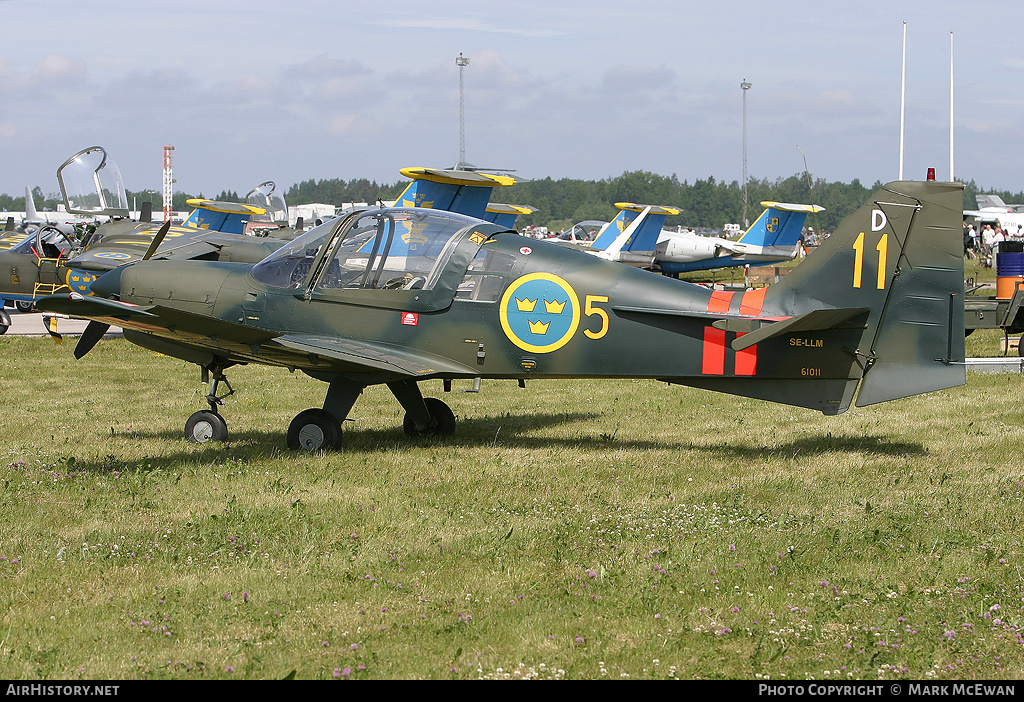 Aircraft Photo of SE-LLM / 61011 | Scottish Aviation Sk61 Bulldog | Sweden - Air Force | AirHistory.net #330630