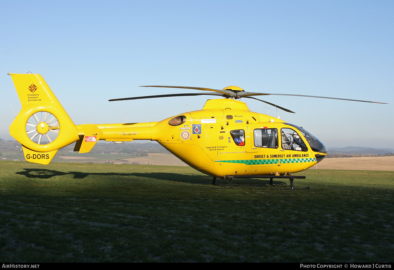 Aircraft Photo of G-DORS | Eurocopter EC-135T-2 | Dorset and Somerset Air Ambulance | AirHistory.net #330632