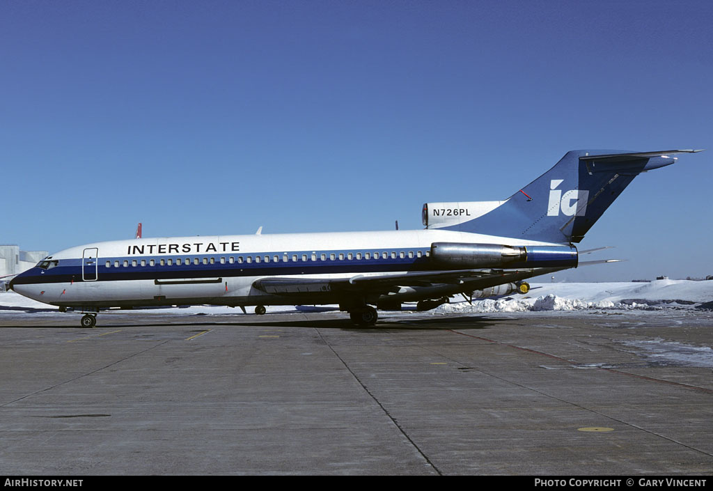Aircraft Photo of N726PL | Boeing 727-22C | Interstate Airlines | AirHistory.net #330736