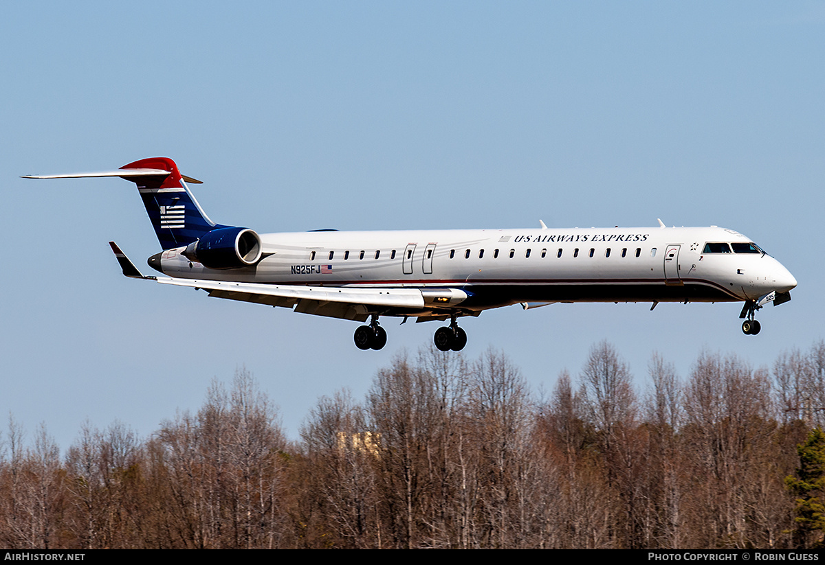 Aircraft Photo of N925FJ | Bombardier CRJ-900LR (CL-600-2D24) | US Airways Express | AirHistory.net #330755