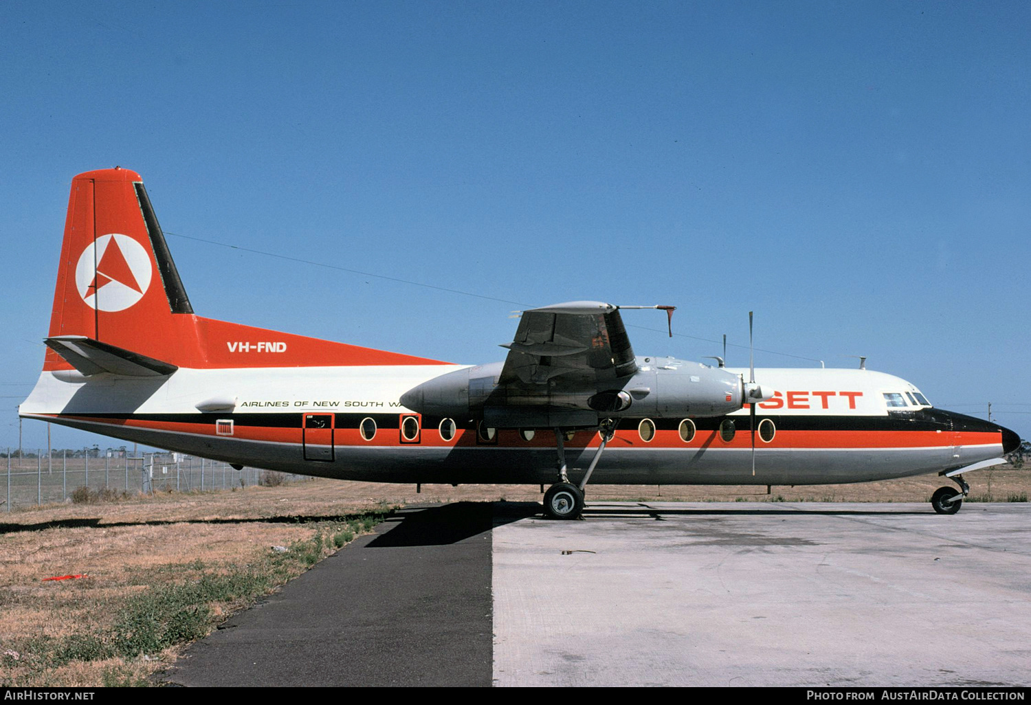 Aircraft Photo of VH-FND | Fokker F27-200 Friendship | Ansett Airlines of New South Wales | AirHistory.net #330775