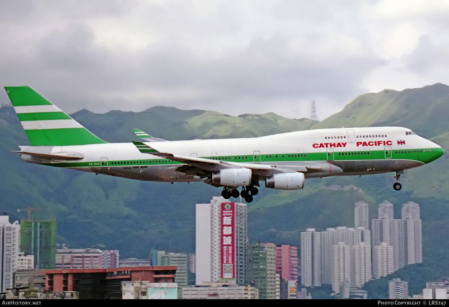 Aircraft Photo of VR-HUD | Boeing 747-467 | Cathay Pacific Airways | AirHistory.net #330822