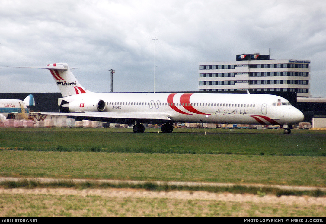 Aircraft Photo of F-GHEC | McDonnell Douglas MD-83 (DC-9-83) | Air Liberté Tunisie | AirHistory.net #330888