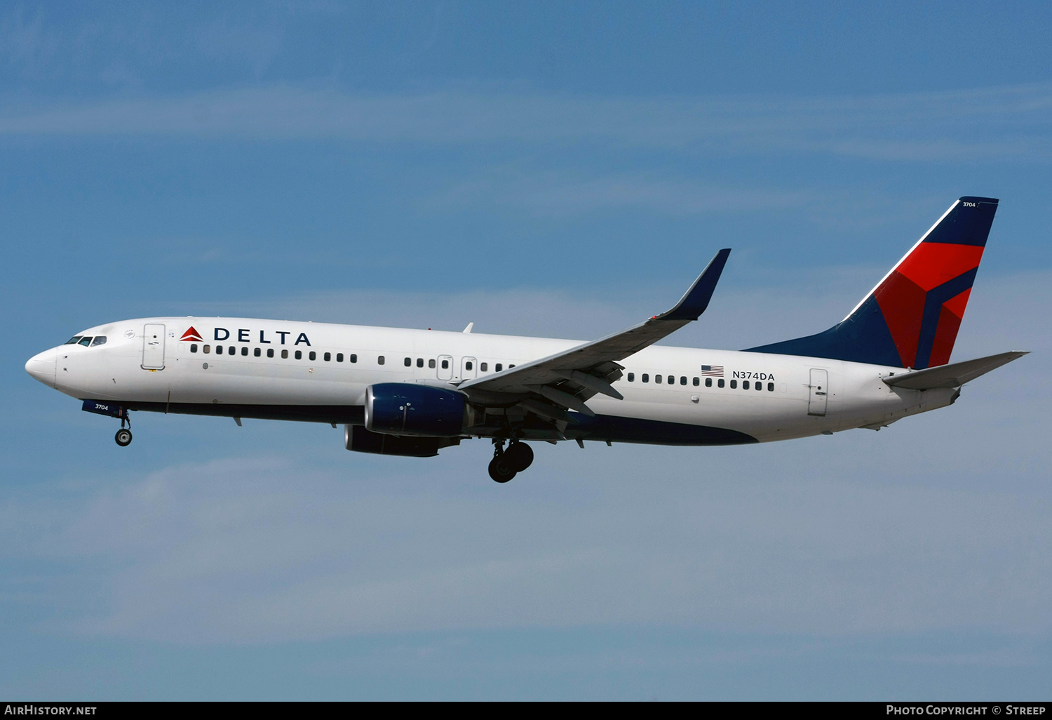 Aircraft Photo of N374DA | Boeing 737-832 | Delta Air Lines | AirHistory.net #330901
