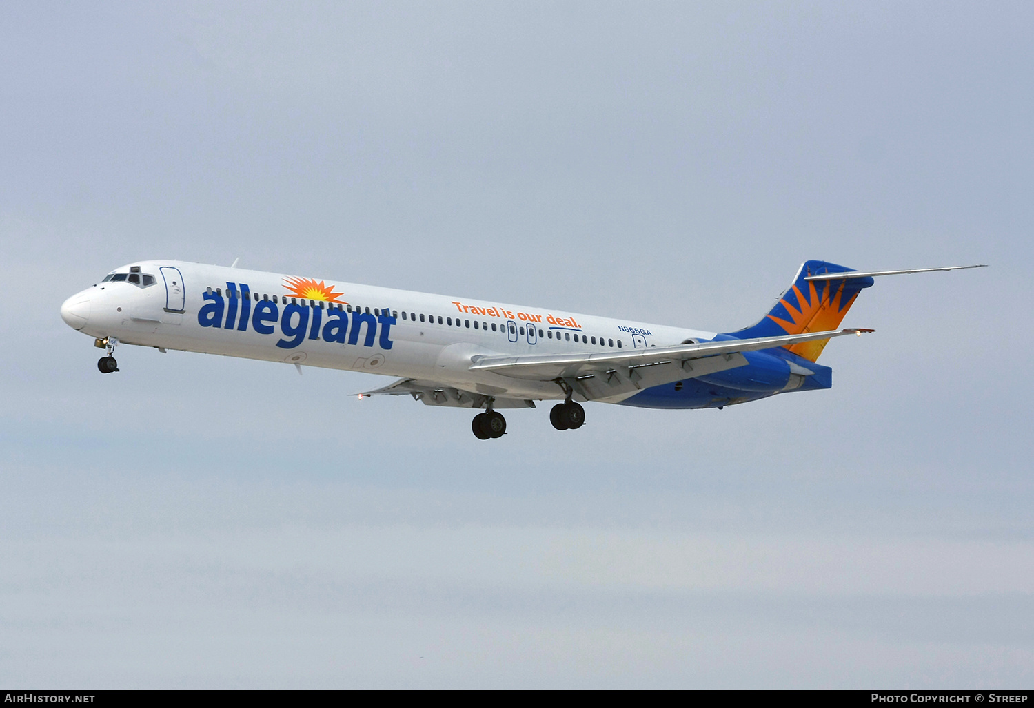 Aircraft Photo of N866GA | McDonnell Douglas MD-83 (DC-9-83) | Allegiant Air | AirHistory.net #330930