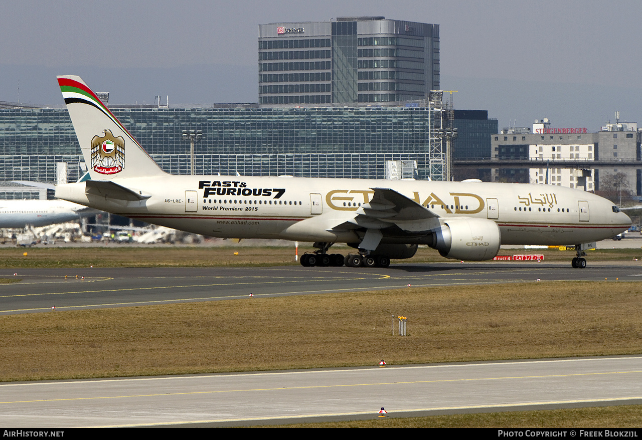 Aircraft Photo of A6-LRE | Boeing 777-237/LR | Etihad Airways | AirHistory.net #330977