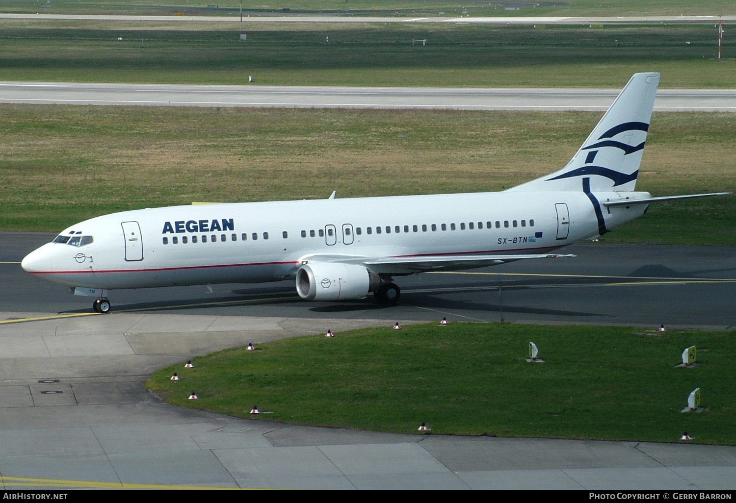 Aircraft Photo of SX-BTN | Boeing 737-43Q | Aegean Airlines | AirHistory.net #330989
