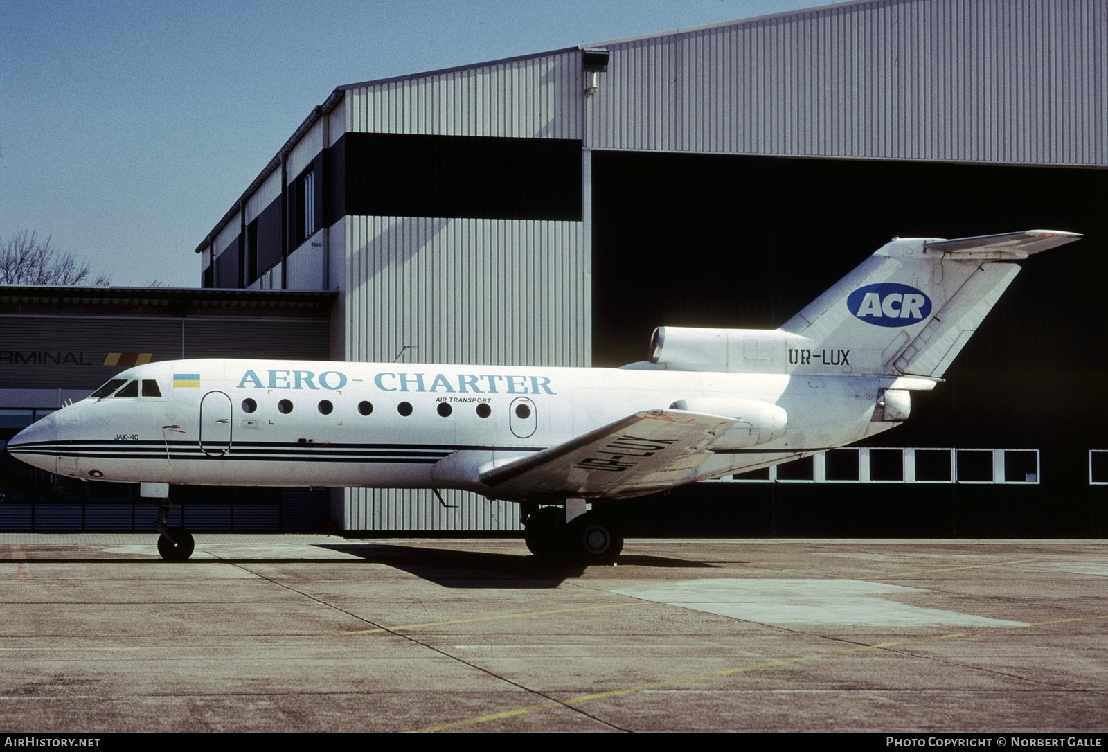 Aircraft Photo of UR-LUX | Yakovlev Yak-40 | Aero-Charter Airlines | AirHistory.net #330998
