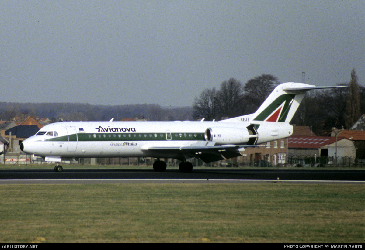 Aircraft Photo of I-REJE | Fokker 70 (F28-0070) | Avianova | AirHistory.net #331006