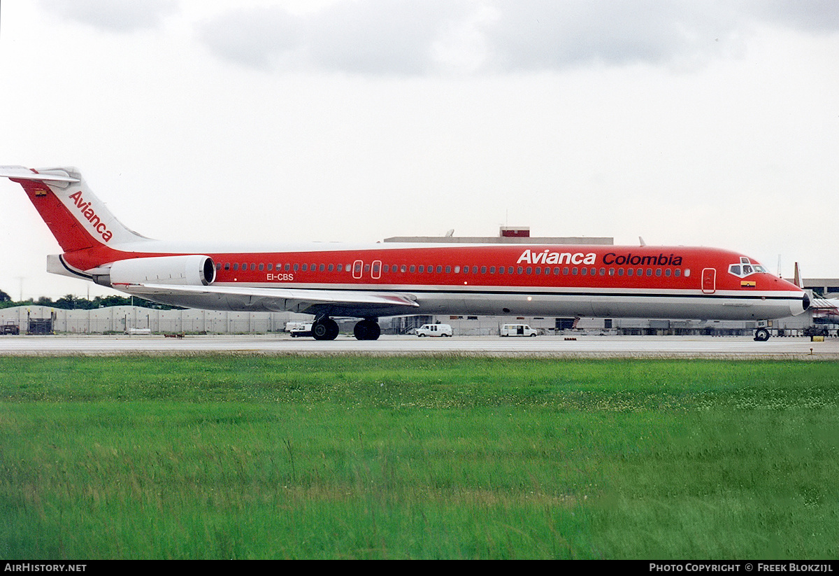 Aircraft Photo of EI-CBS | McDonnell Douglas MD-83 (DC-9-83) | Avianca | AirHistory.net #331013