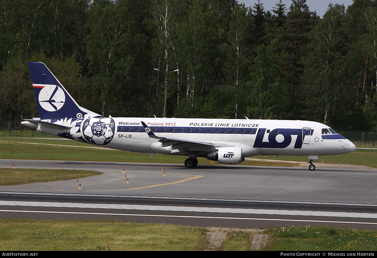 Aircraft Photo of SP-LIE | Embraer 175LR (ERJ-170-200LR) | LOT Polish Airlines - Polskie Linie Lotnicze | AirHistory.net #331014