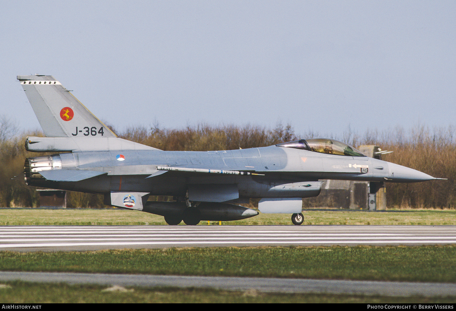 Aircraft Photo of J-364 | General Dynamics F-16A Fighting Falcon | Netherlands - Air Force | AirHistory.net #331018